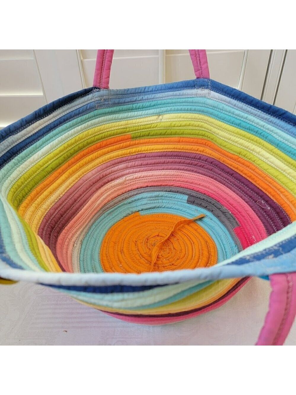 Summer Styled Fabric Jelly Roll Bag - Adorable Carry All - Picture 4 of 8